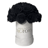 Black - Mini Bouquet of Rose in White Box