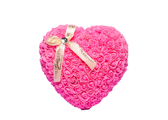 PINK - ROSE HEART WITH GIFT BOX