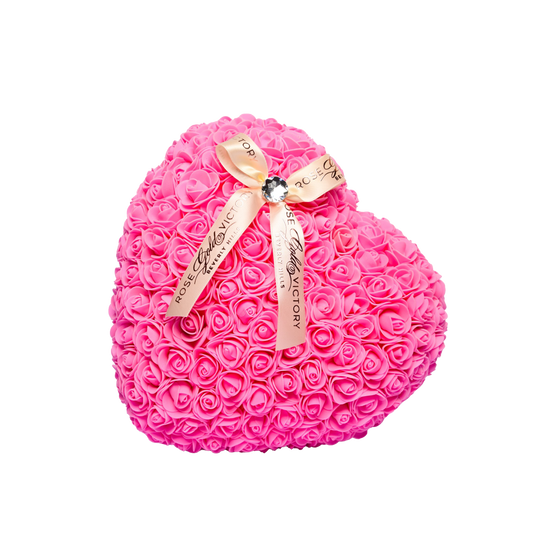 PINK - ROSE HEART WITH GIFT BOX
